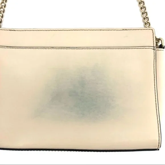 Kate Spade Ivory Bow Front Crossbody Bag Purse - Picture 7 of 8